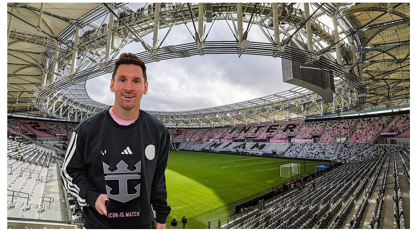 Messi inaugura el nuevo estadio de Inter Miami
