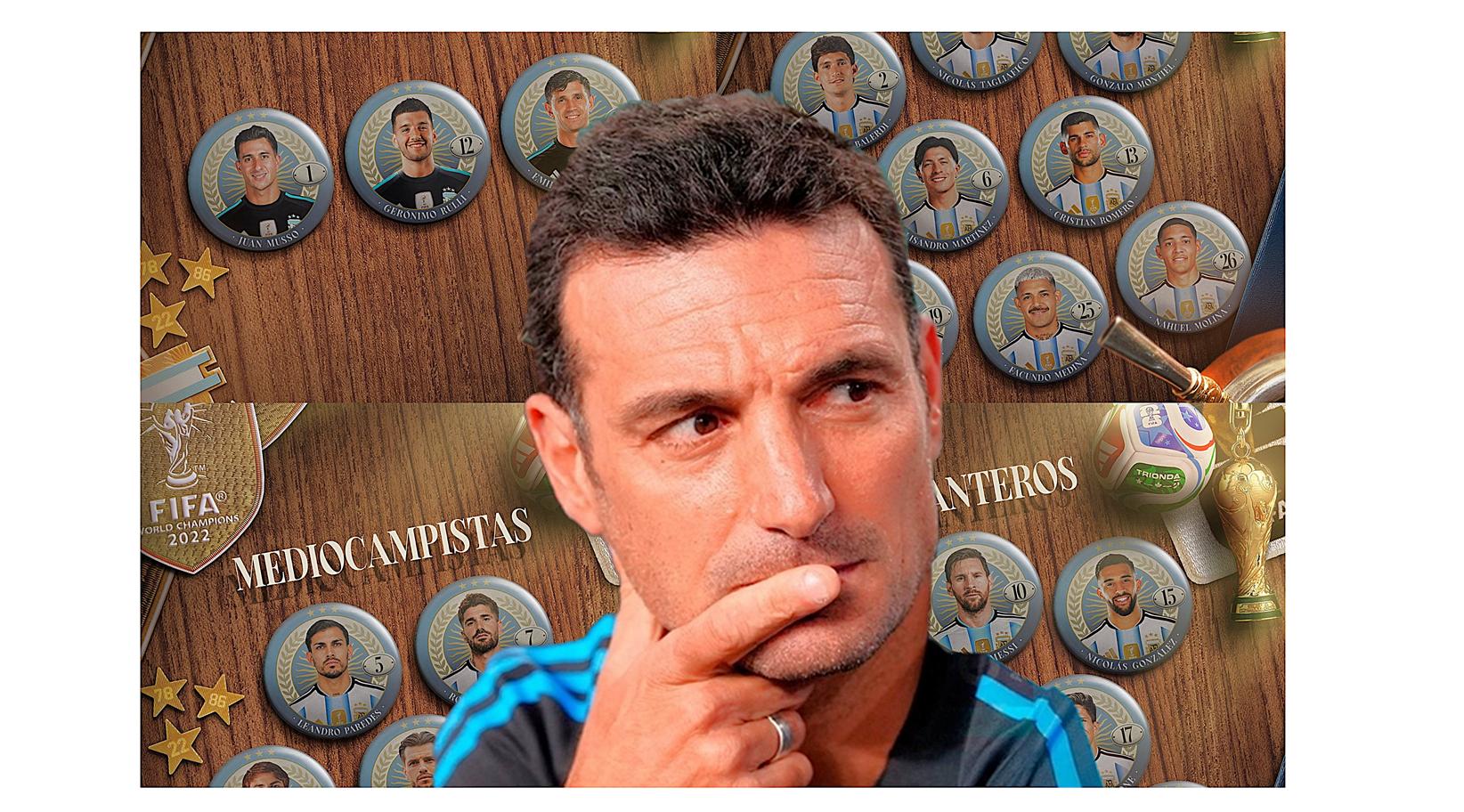 Lionel Scaloni confirmó la lista de 26 jugadores de la Selección argentina para el Mundial