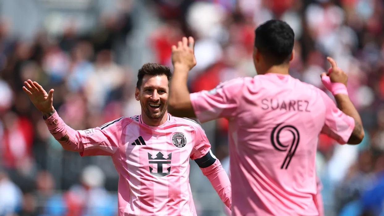 Con un gol y 2 asistencias de Messi, Inter Miami le ganó 4-2 a Toronto FC por la MLS