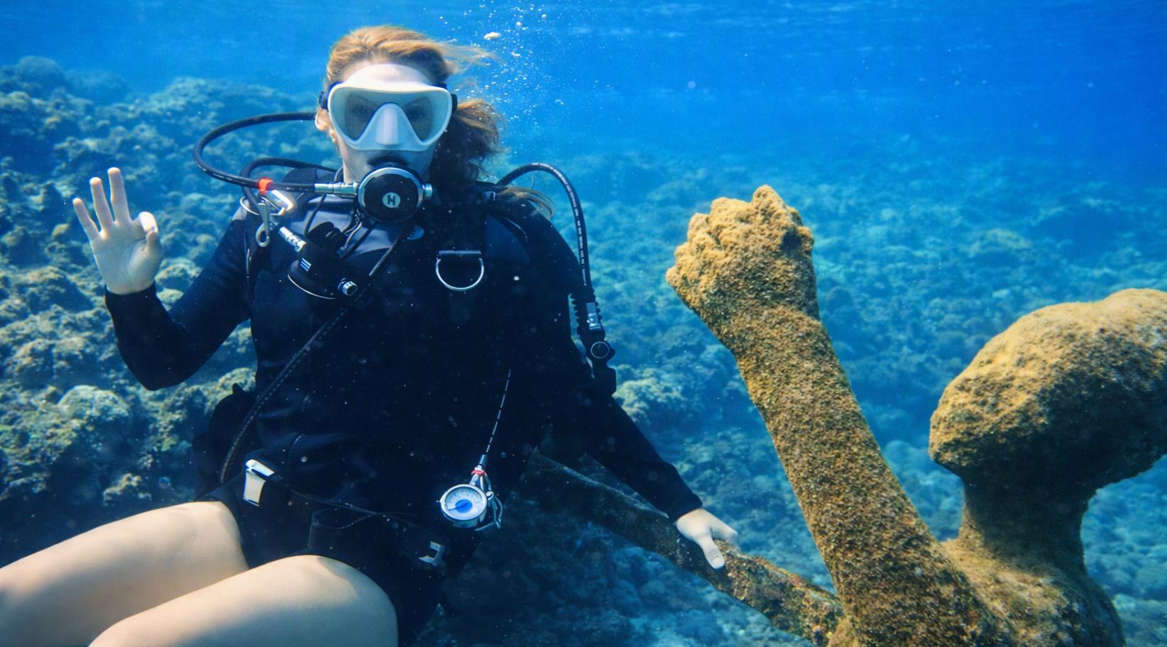 Granada: Parque de esculturas submarinas convoca a buceadores de todo el planeta