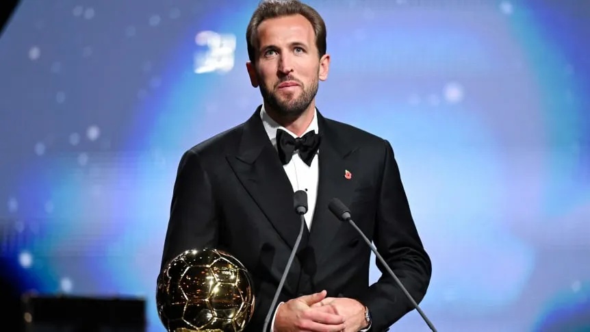Harry Kane gana el Balón de Oro 2026 y Lionel Messi termina quinto en la votación